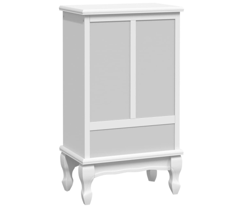 Mueble de 5 cajones y 2 estantes blanco