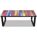 Mesa de centro con superficie con estampado de arco iris