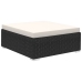 Set muebles de jardín 6 piezas y cojines ratán sintético negro