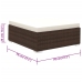 Set muebles de jardín 8 piezas y cojines ratán sintético marrón