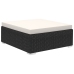 Set muebles de jardín 8 piezas y cojines ratán sintético negro