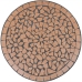 Mesa de bistro de mosaico terracota 60 cm