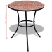 Mesa de bistro de mosaico terracota 60 cm