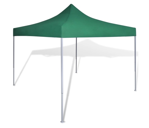 Cenador plegable verde 3x3 m