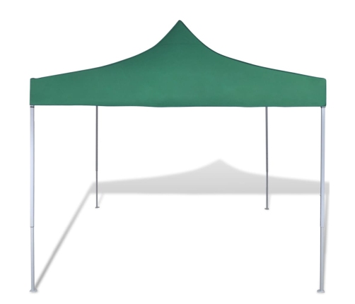 Cenador plegable verde 3x3 m