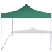 Cenador plegable verde 3x3 m