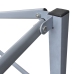 Cenador plegable verde 3x3 m