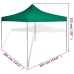 Cenador plegable verde 3x3 m