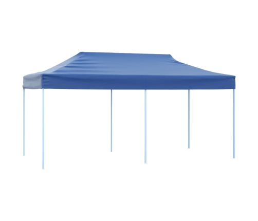 Carpa plegable pop-up azul 3x6 m