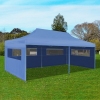 Carpa plegable pop-up azul 3x6 m