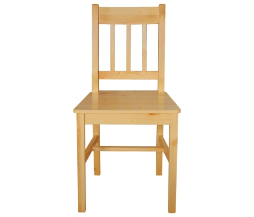 Sillas de comedor 6 unidades de madera de pino