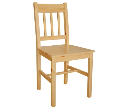 Sillas de comedor 6 unidades de madera de pino