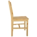 Sillas de comedor 6 unidades de madera de pino