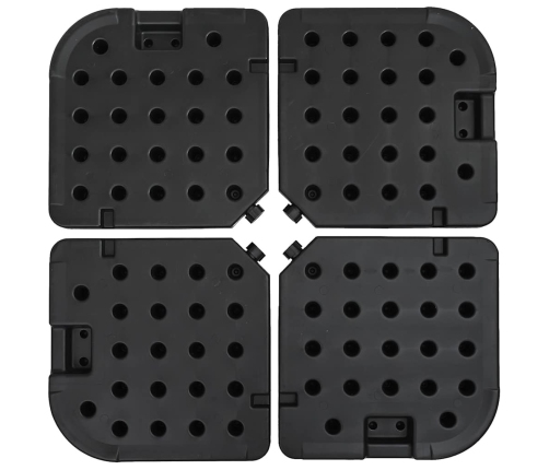 Base de sombrilla postátil arena/agua 60 l