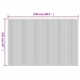 Biombo divisor bambú natural 250x165 cm
