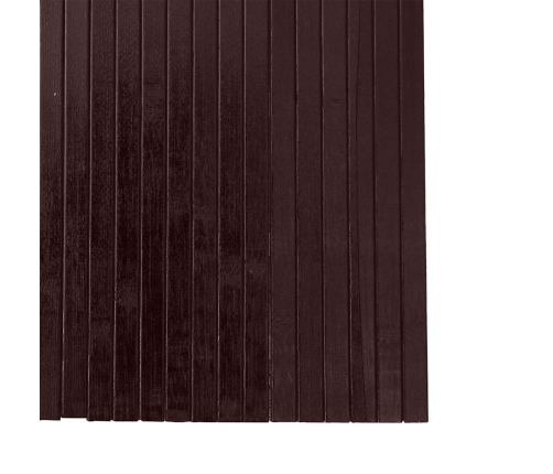Biombo divisor bambú marrón oscuro 250x165 cm