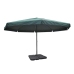 Sombrilla de jardín con base portátil aluminio verde