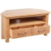 Mueble para TV con cajones madera maciza de roble 88x42x46 cm