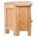 Mueble para TV con cajones madera maciza de roble 88x42x46 cm