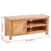 Mueble para TV madera maciza de roble 103x36x46 cm