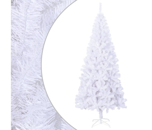 Árbol de Navidad artificial con soporte acero 910 ramas 210 cm