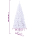 Árbol de Navidad artificial con soporte acero 910 ramas 210 cm