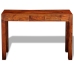 Mesa consola con 3 cajones madera maciza Sheesham 80 cm