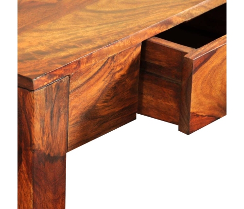 Mesa consola con 3 cajones madera maciza Sheesham 80 cm