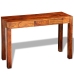 Mesa consola con 3 cajones madera maciza Sheesham 80 cm