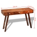 Mesa consola con 3 cajones madera maciza sheesham 76 cm