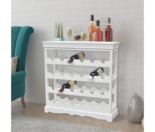 Mueble botellero Abreu blanco