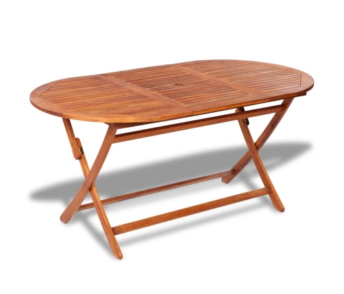 Set de comedor de jardín 7 piezas madera maciza de acacia