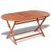 Set de comedor de jardín 7 piezas madera maciza de acacia