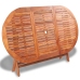 Set de comedor de jardín 7 piezas madera maciza de acacia