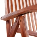 Set de comedor de jardín 7 piezas madera maciza de acacia