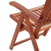 Set de comedor de jardín 7 piezas madera maciza de acacia