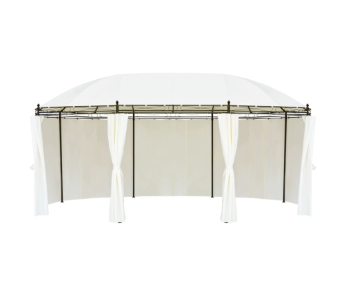 Cenador blanco crema 530x350x265 cm