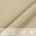 Toldo de vela cuadrado tela Oxford beige 3,6x3,6 m