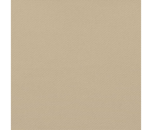 Toldo de vela cuadrado tela Oxford beige 3,6x3,6 m