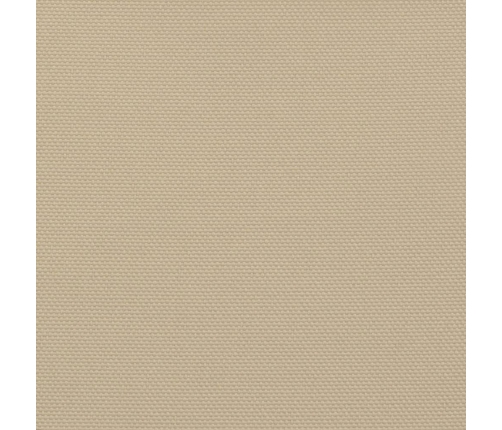 Toldo de vela rectangular tela Oxford beige 4x6 m