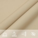 Toldo de vela triangular tela Oxford beige 3,6x3,6x3,6 m