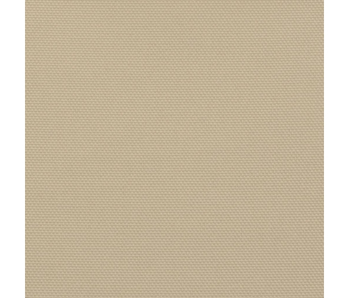 Toldo de vela triangular tela Oxford beige 5x5x5 m