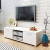 Mueble para TV blanco brillante 120x40,5x35 cm