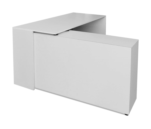 Mesa de comedor blanca 140x80x75 cm