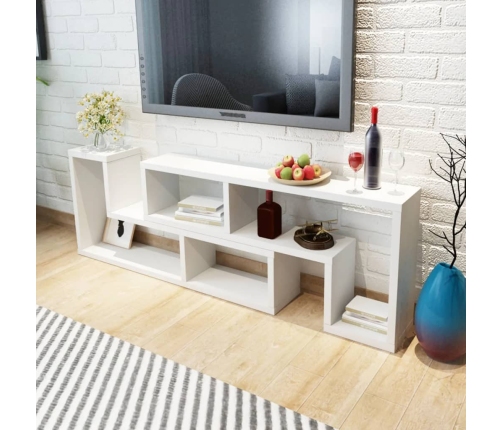 Mueble para TV en forma de L blanco