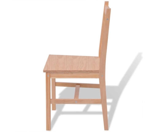 Conjunto de comedor 3 piezas madera de pino