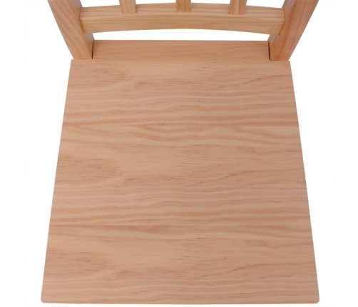 Conjunto de comedor 3 piezas madera de pino