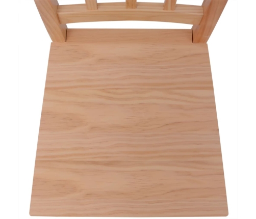 Conjunto de comedor 5 piezas madera de pino