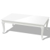 vidaXL Mesa de centro blanco brillante 115x65x42 cm