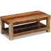 Mesa de centro madera maciza reciclada 90x45x35 cm